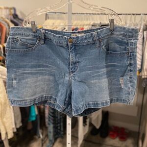 Royalty For Me Wannabettabutt Denim Jean Shorts